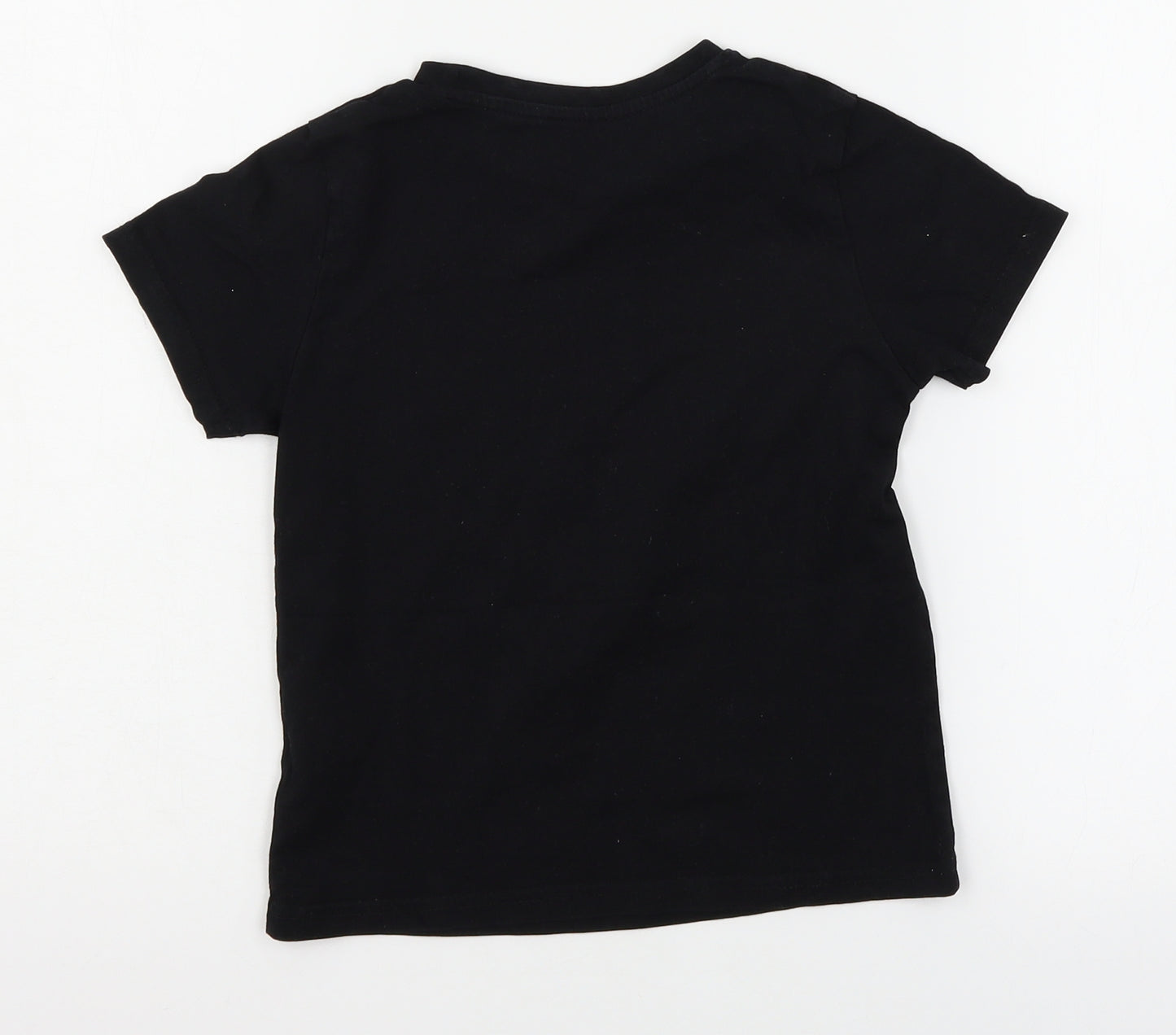 PEP & CO Boys Black  Jersey Basic T-Shirt Size 7-8 Years  - Chill Out