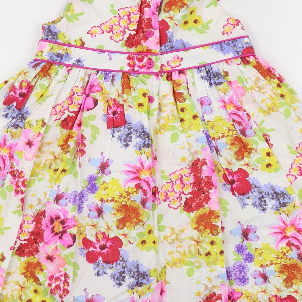 TU Girls Multicoloured Floral  Fit & Flare  Size 4-5 Years