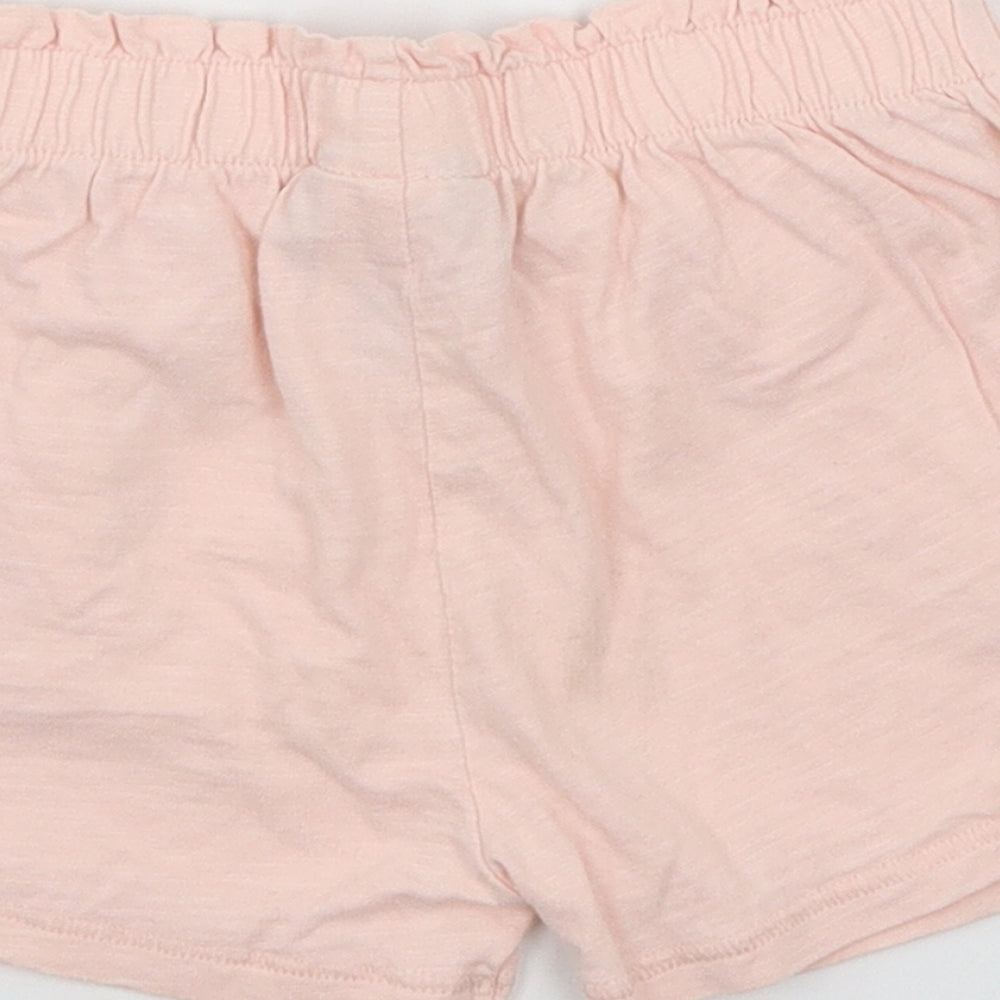 NEXT Girls Pink  Jersey Sweat Shorts Size 4-5 Years