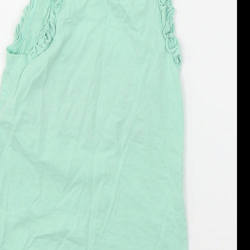 H&M Girls Green  Jersey Basic Tank Size 7-8 Years  - Watermelon