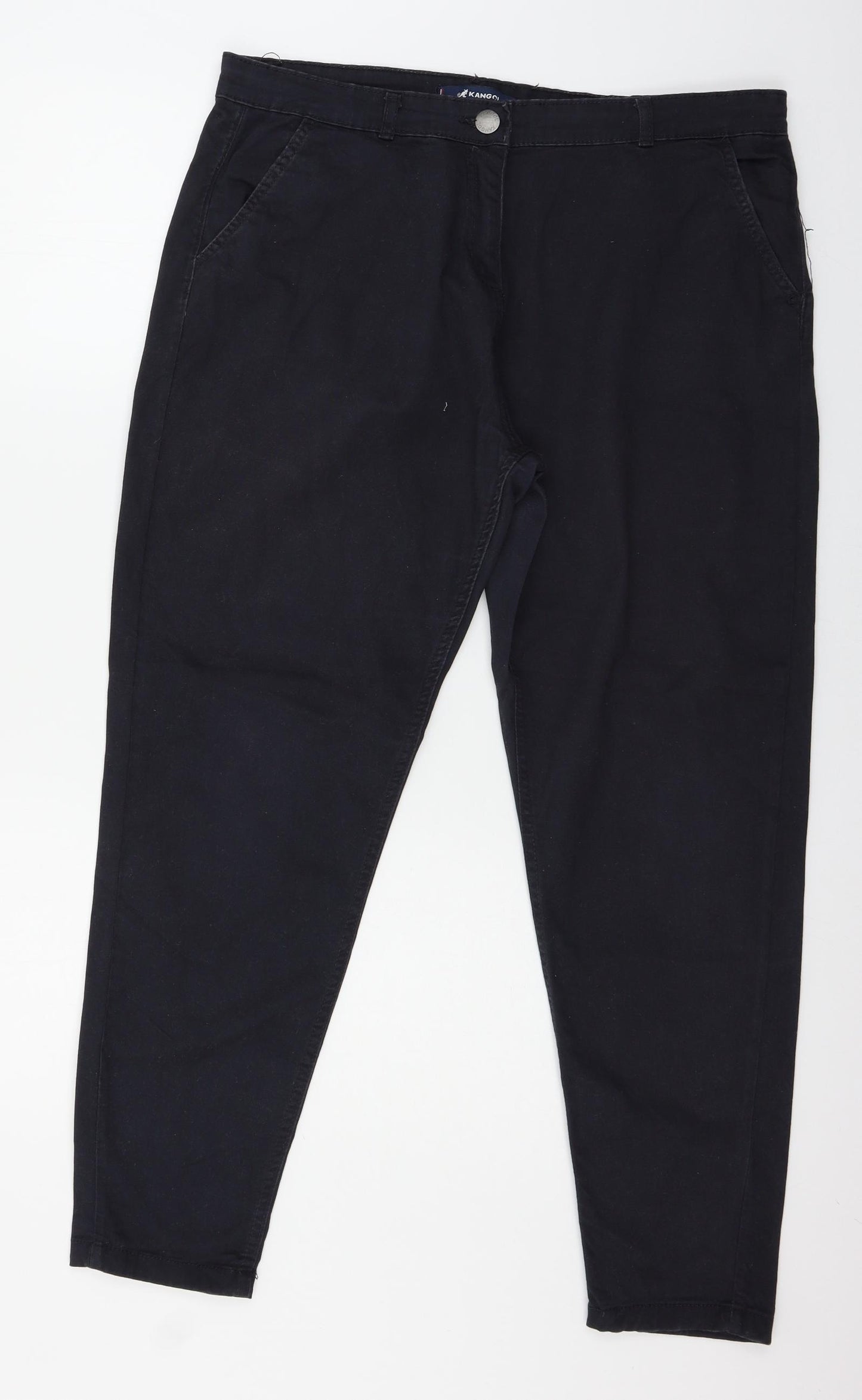 Kangol Womens Blue   Trousers  Size 16 L28 in