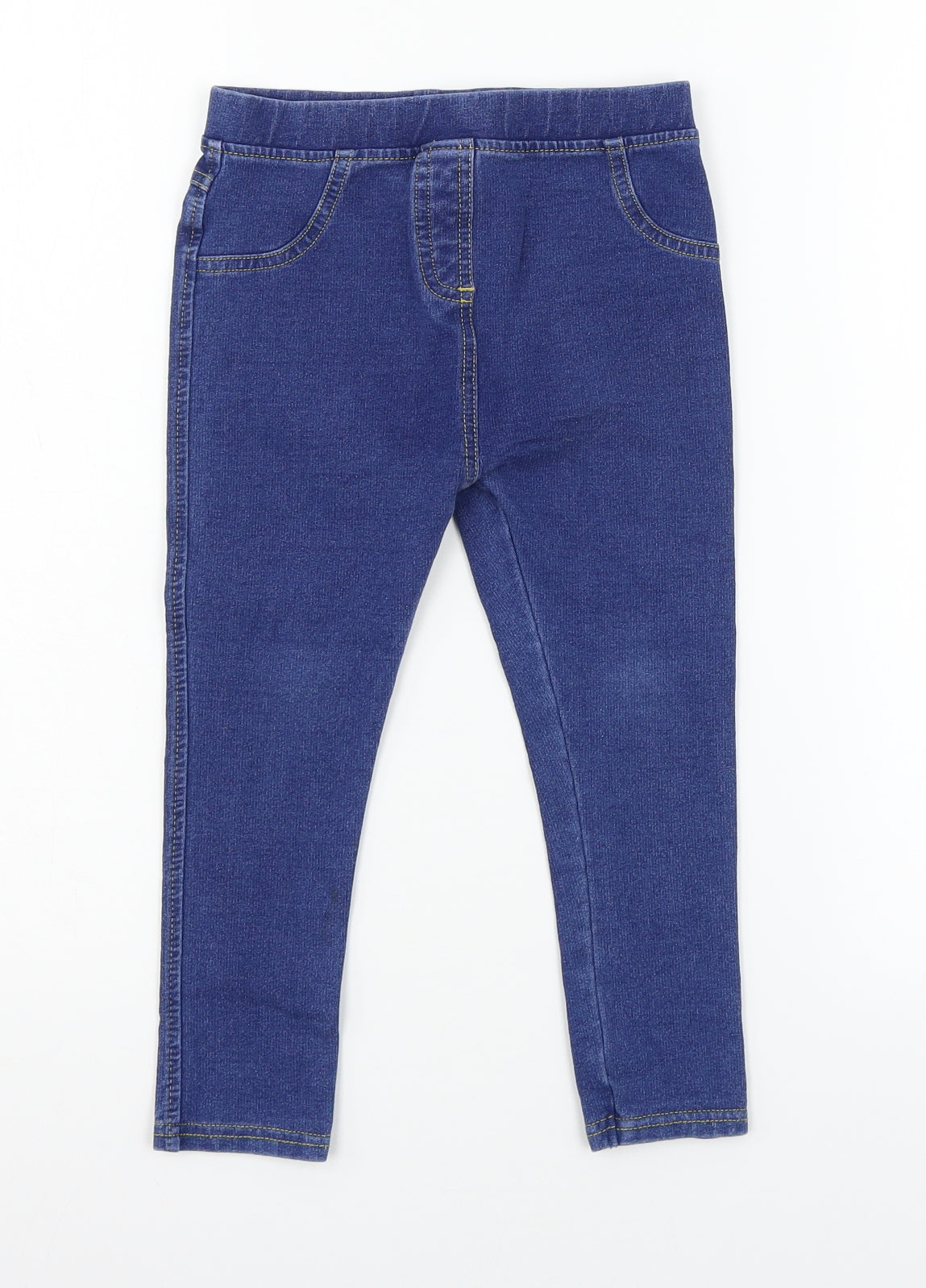 Marks and Spencer Girls Blue  Denim Jegging Jeans Size 4-5 Years