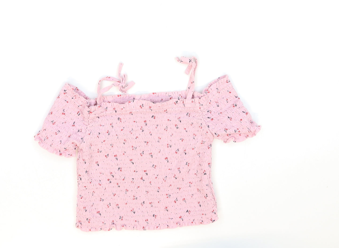 George Girls Pink Floral  Basic Tank Size 10 Years