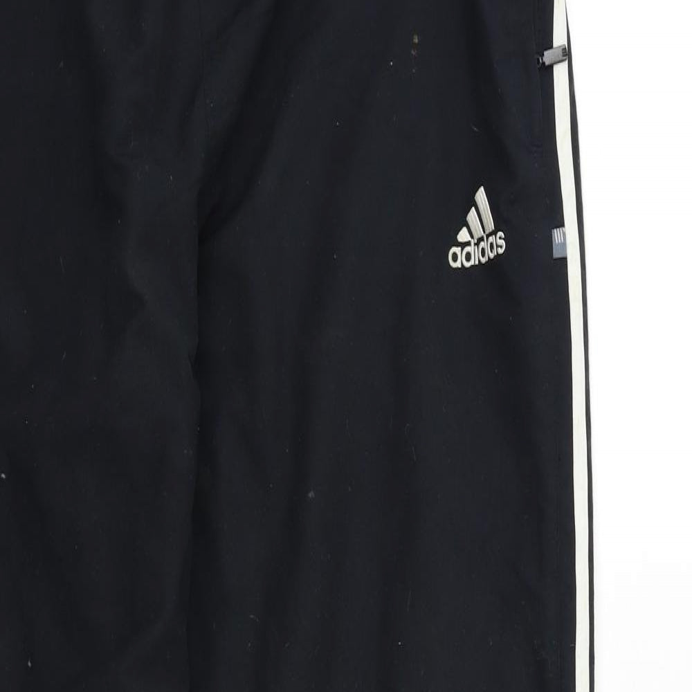 adidas Mens Black   Sweatpants Trousers Size 34 in L31 in
