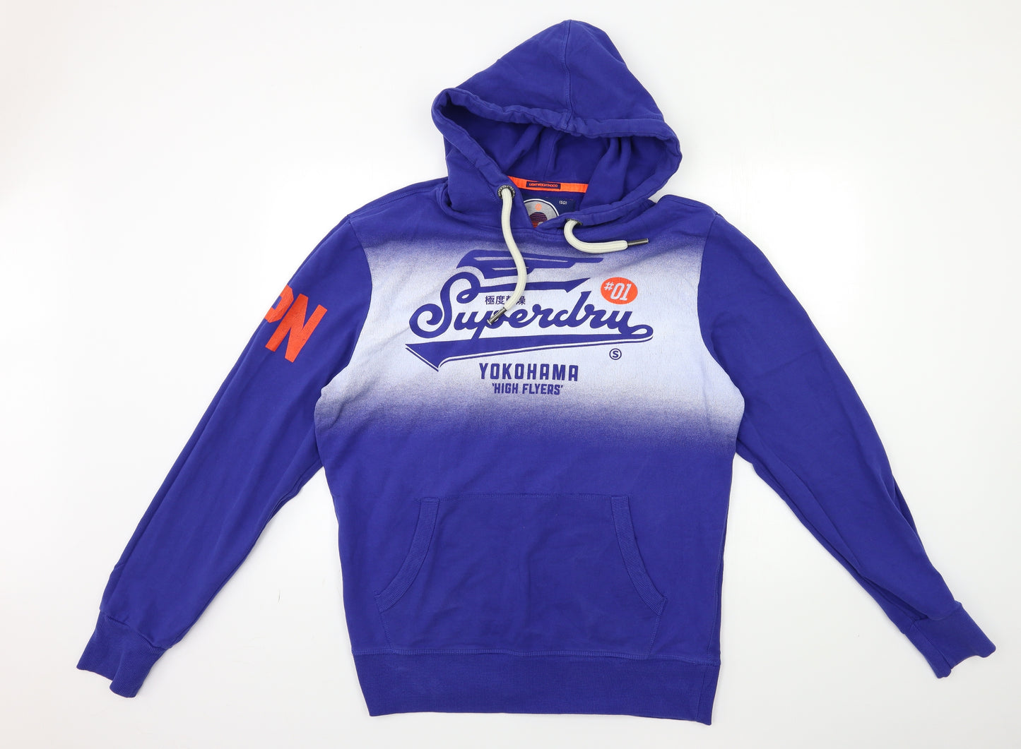 Superdry Mens Blue   Pullover Hoodie Size XL