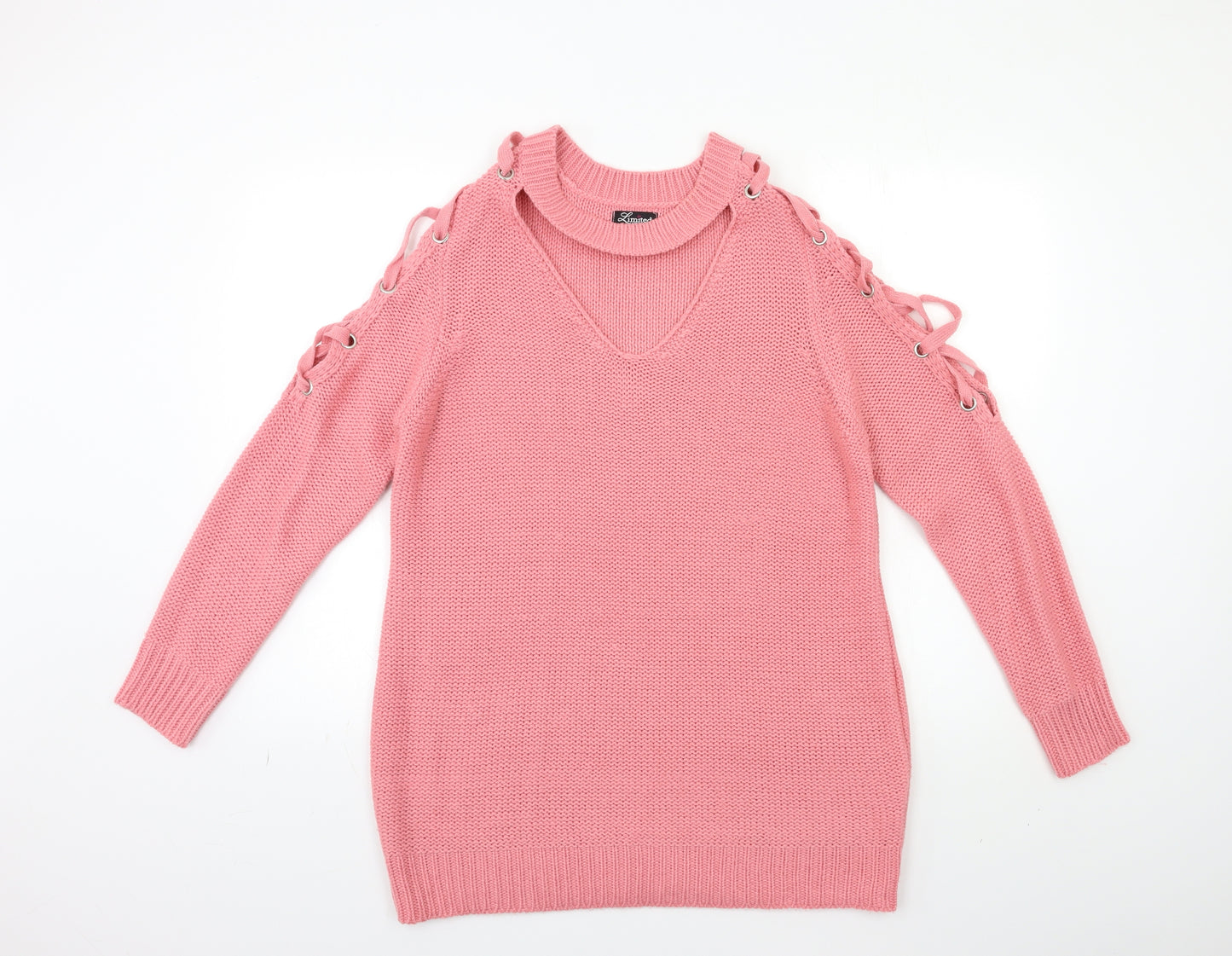 LIMITED Womens Pink  Knit Pullover Jumper Size 18