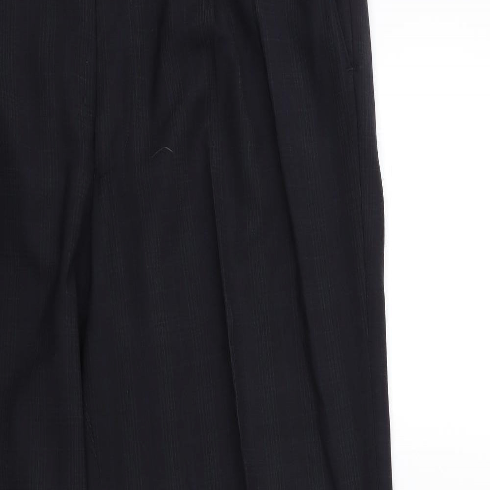 Marks and Spencer Mens Black   Trousers  Size 36 in L28 in