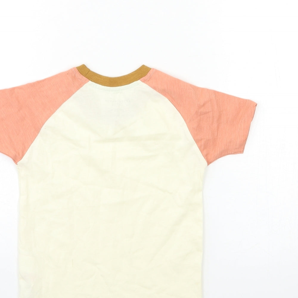Primark Boys Beige   Basic T-Shirt Size 2-3 Years