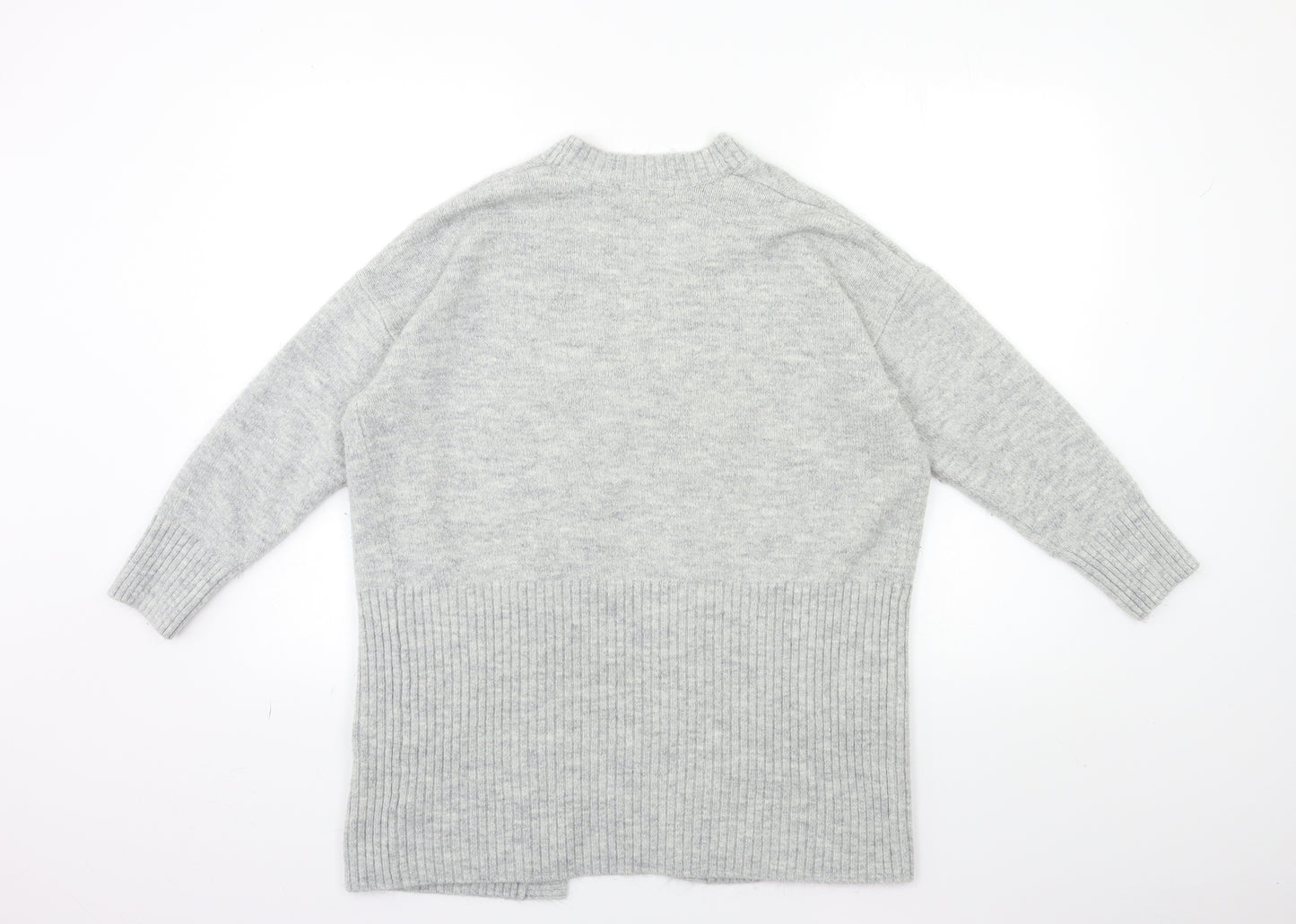 George Womens Grey  Knit Cardigan Jumper Size M