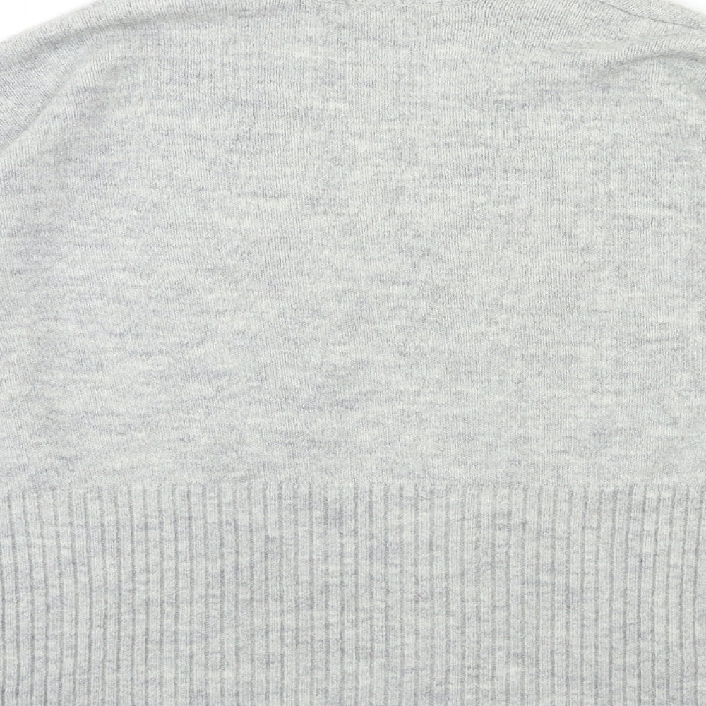George Womens Grey  Knit Cardigan Jumper Size M