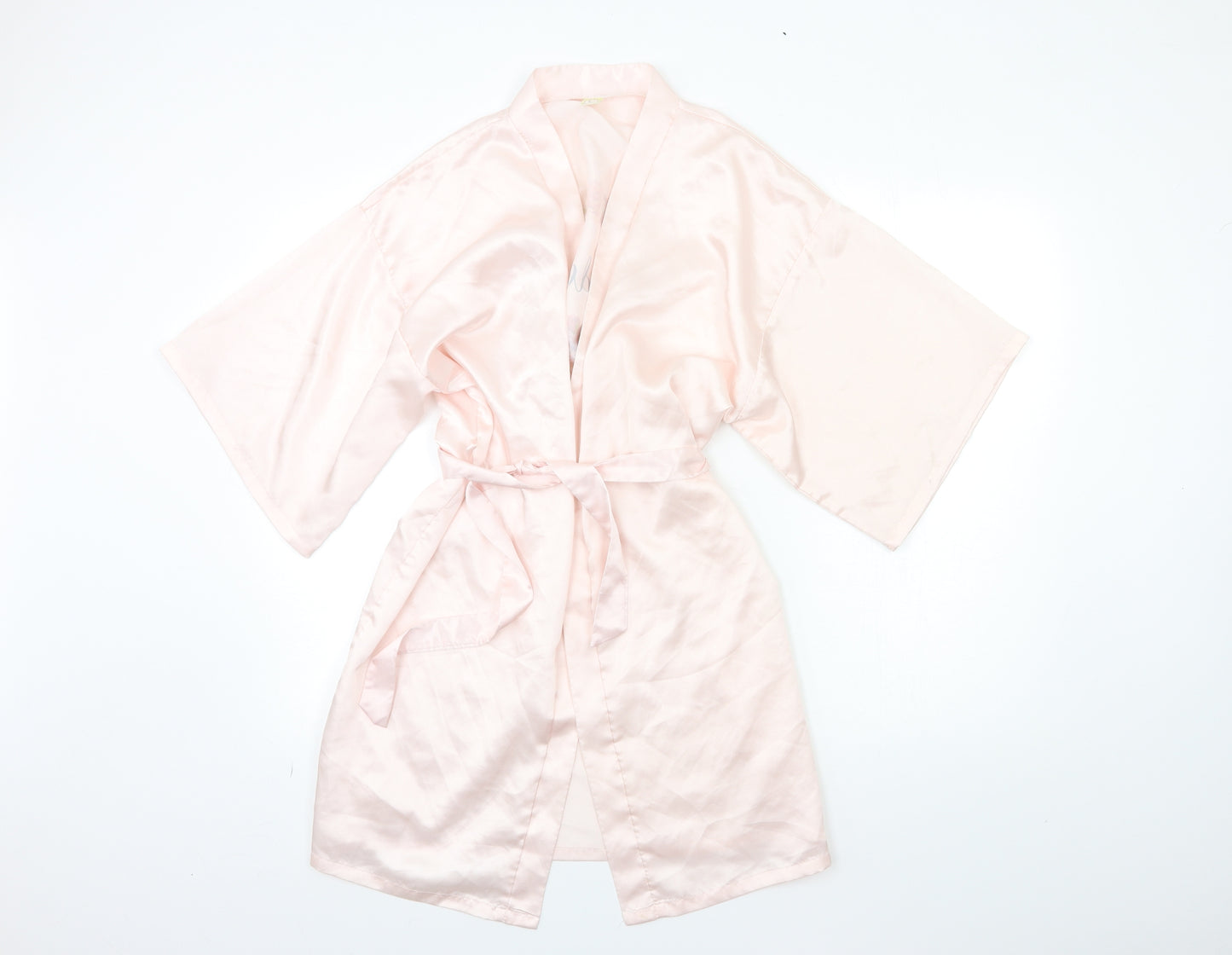 Preworn Womens Pink   Kimono Gown Size L  - Bridesmaid