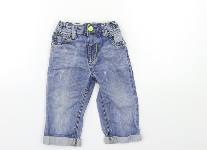 NEXT Baby Blue  Denim Snow Pants Jeans Size 12-18 Months