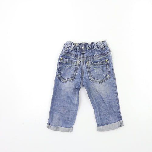 NEXT Baby Blue  Denim Snow Pants Jeans Size 12-18 Months