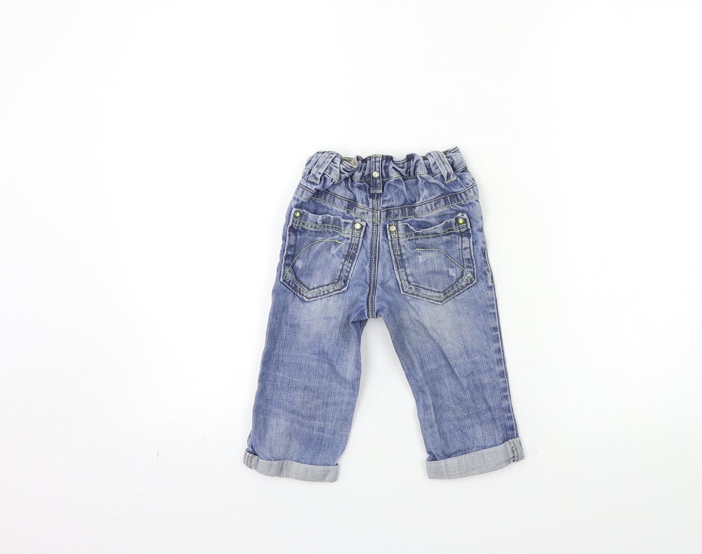 NEXT Baby Blue  Denim Snow Pants Jeans Size 12-18 Months