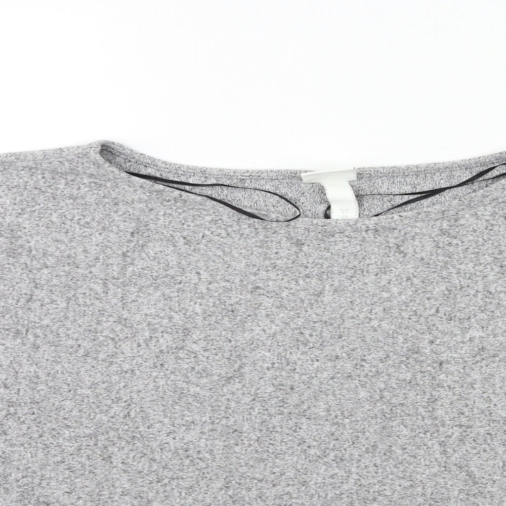 H&M Womens Grey  Knit Pullover Jumper Size XL