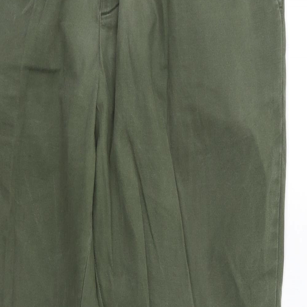 ASOS Mens Green   Chino Trousers Size 36 in L34 in