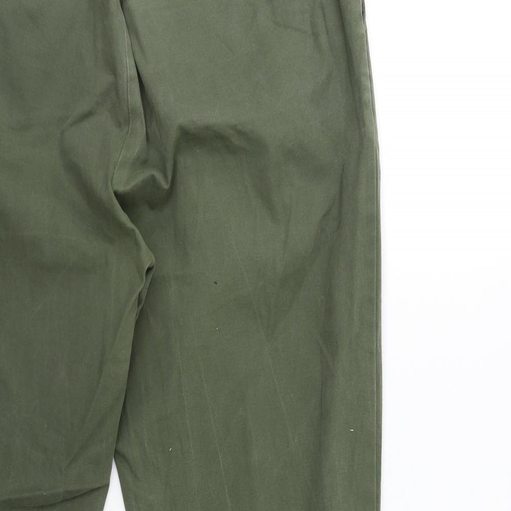ASOS Mens Green   Chino Trousers Size 36 in L34 in