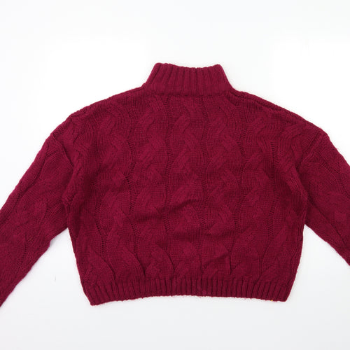 M&Co Womens Pink  Knit Pullover Jumper Size 12