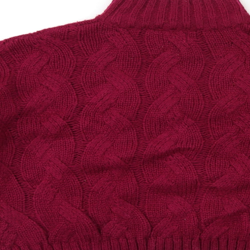 M&Co Womens Pink  Knit Pullover Jumper Size 12