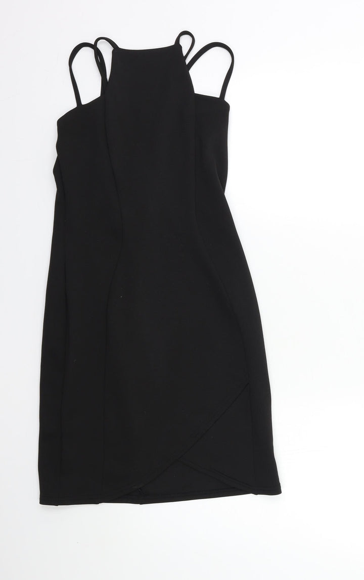 Boohoo Womens Black Mini Size 10