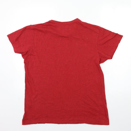 Preworn Mens Red    T-Shirt Size L