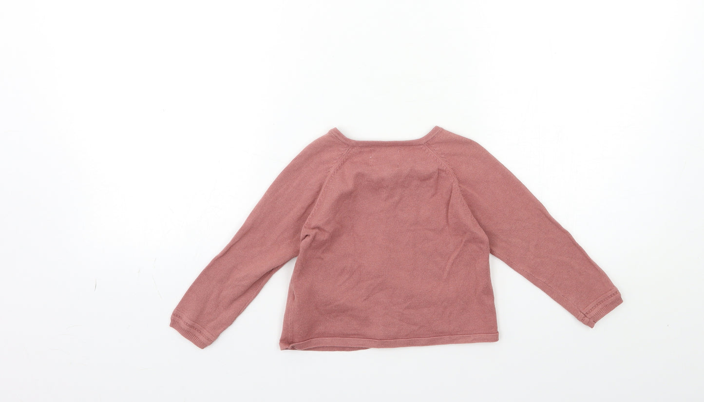 Zara Baby Pink   Cardigan Jumper Size 18-24 Months