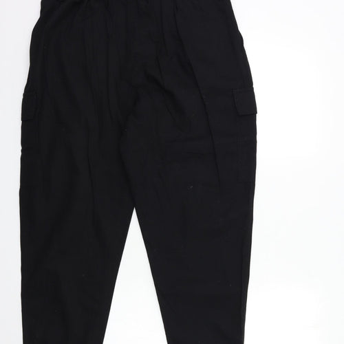 innocence Womens Black   Cargo Trousers Size 18 L25 in
