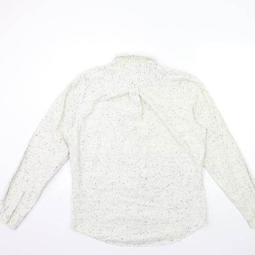 NEXT Mens White    Button-Up Size M