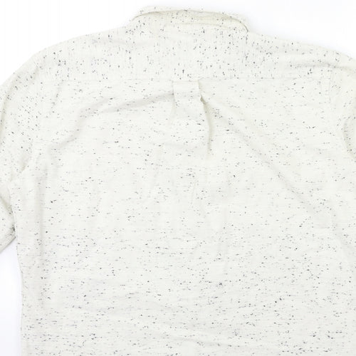NEXT Mens White    Button-Up Size M