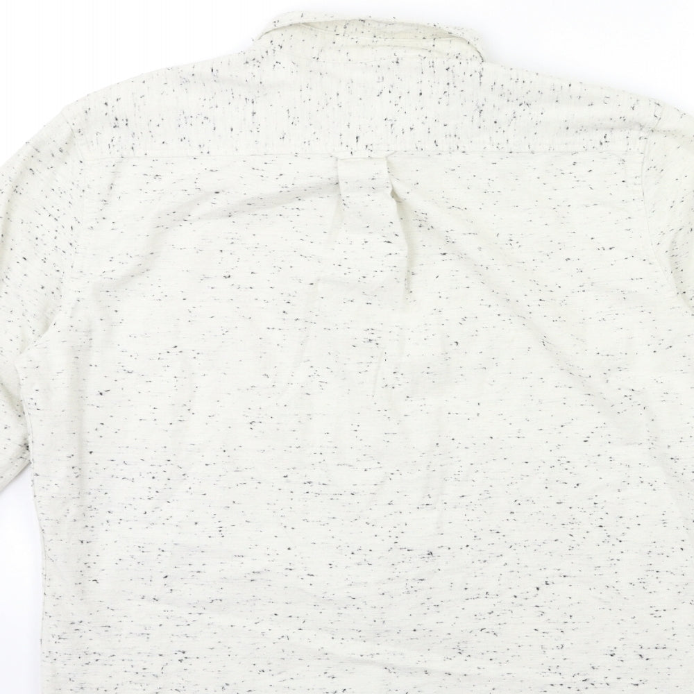 NEXT Mens White    Button-Up Size M
