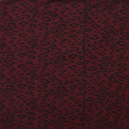 Very Womens Red Animal Print  Pullover Sweatshirt Size 18