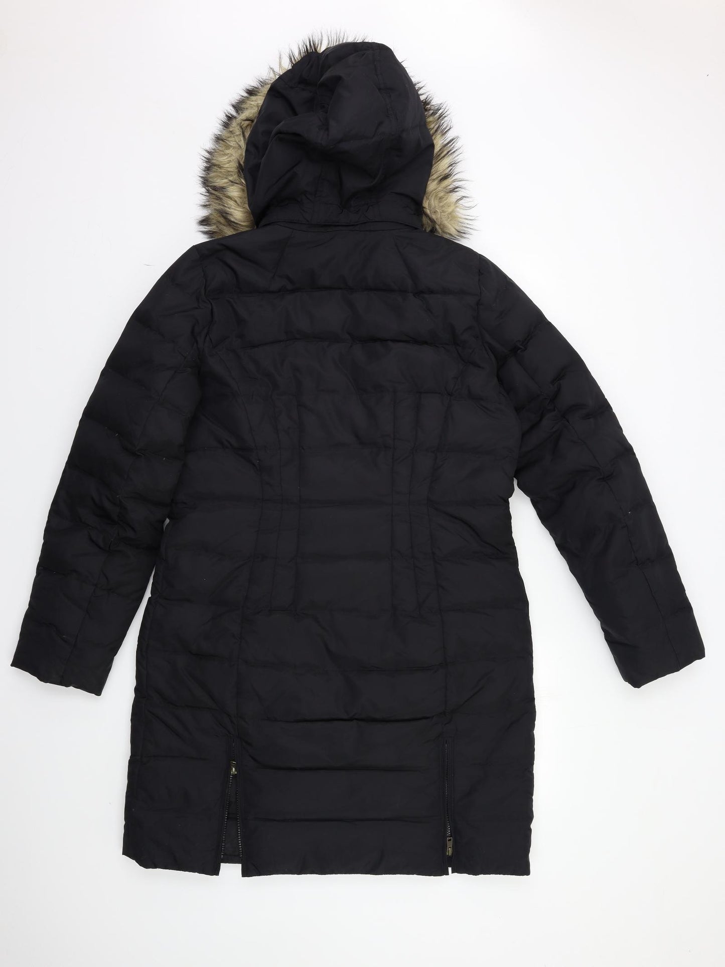 Land's End Womens Black   Parka Coat Size S