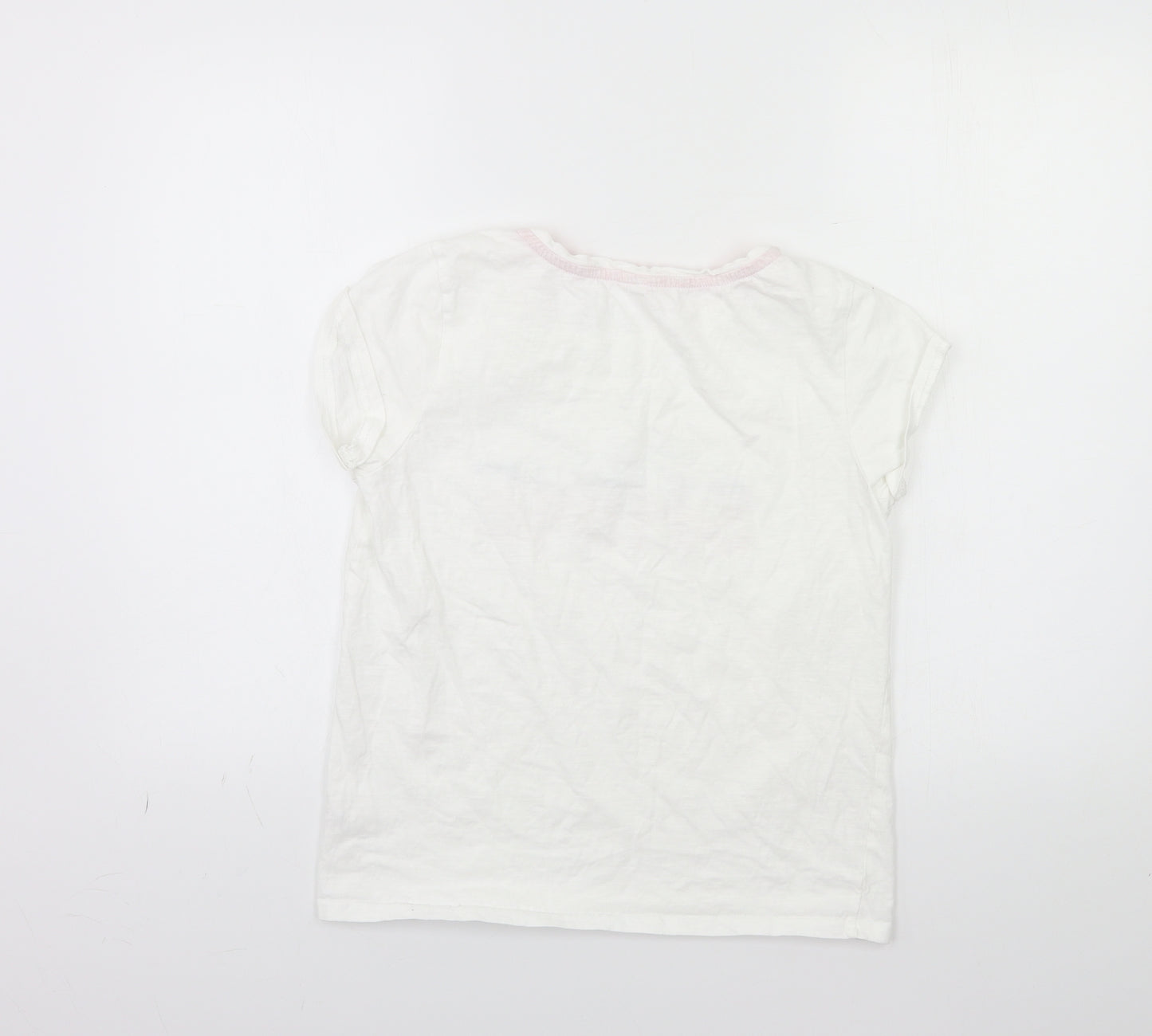 George Womens White   Basic T-Shirt Size 8