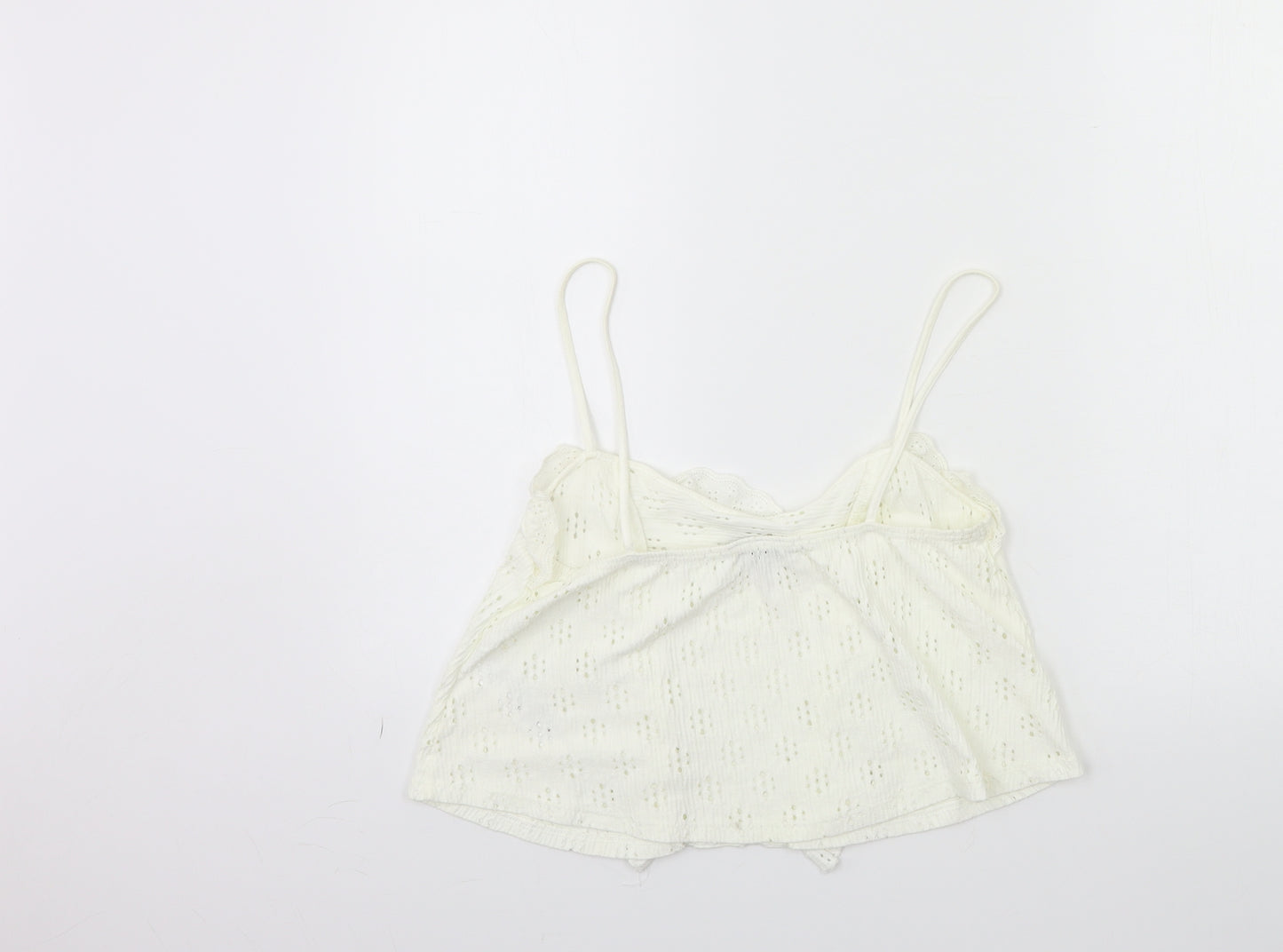 Topshop Womens White   Basic Tank Size 12