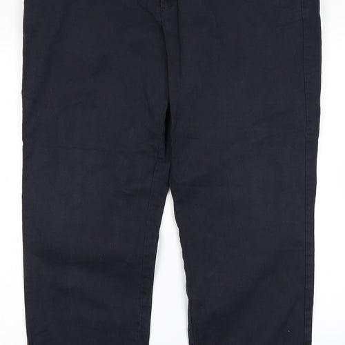 TU Mens Blue   Chino Trousers Size 40 in L32 in