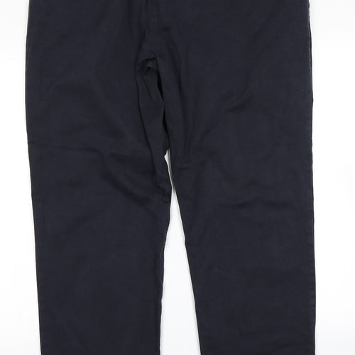 TU Mens Blue   Chino Trousers Size 40 in L32 in