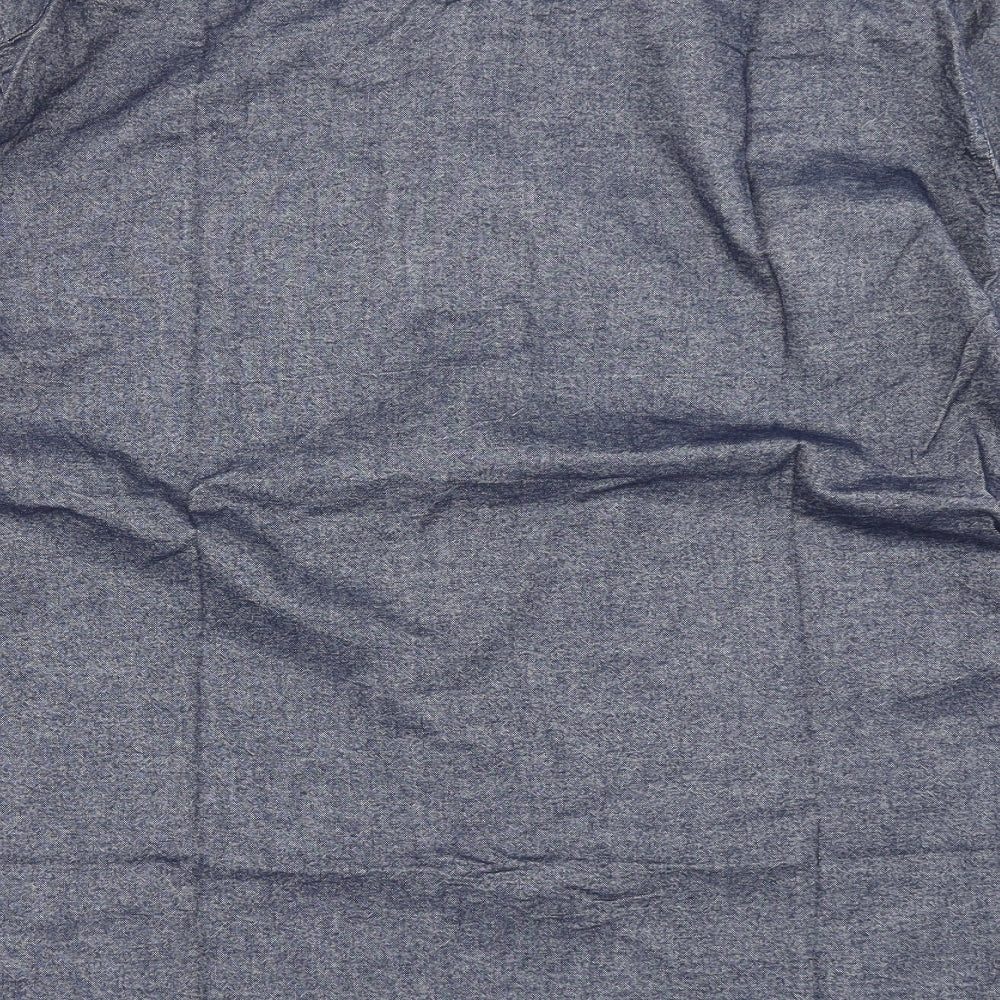 Blue Harbour Mens Blue    Button-Up Size XL