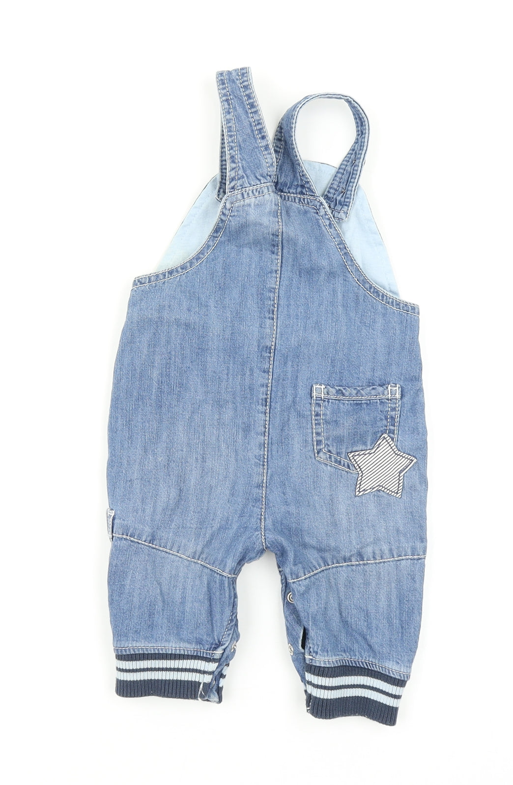 NEXT Boys   Denim Dungaree One-Piece Size 3-6 Months