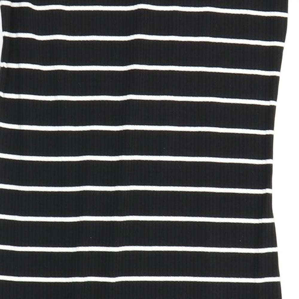 George Womens Black Striped  Bodycon  Size 16