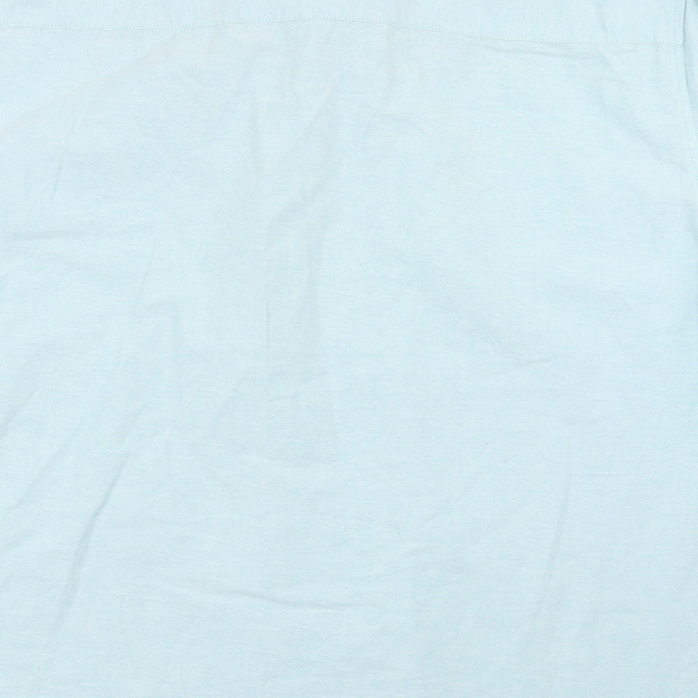 Peacocks Mens Blue    Button-Up Size 2XL