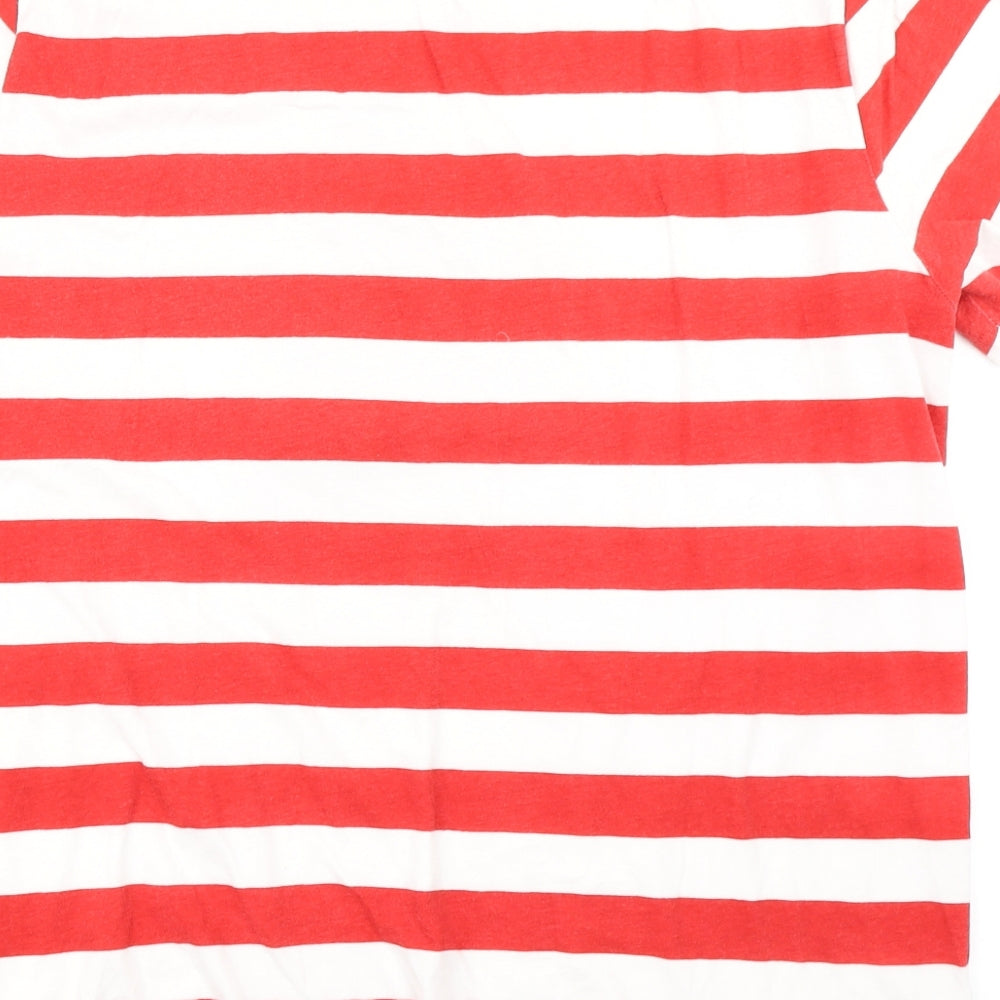 ASOS Mens Red Striped   T-Shirt Size 3XL  - Disney Donald Duck