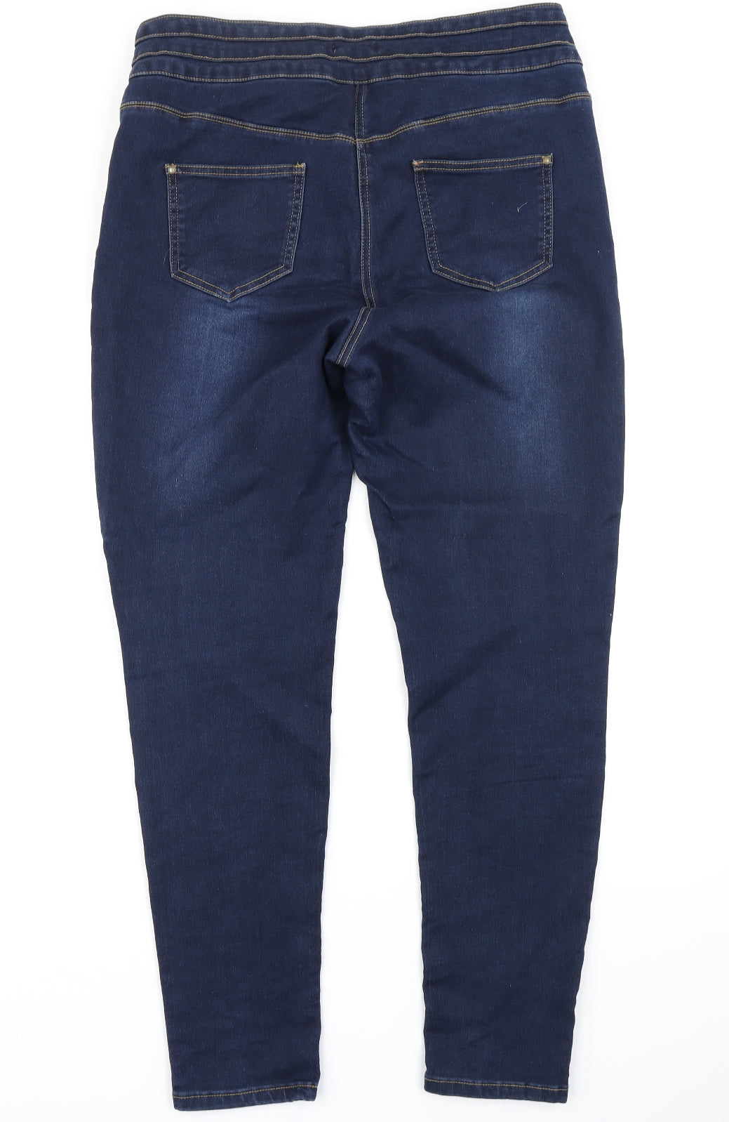 TU Womens Blue  Denim Skinny Jeans Size 16 L27 in