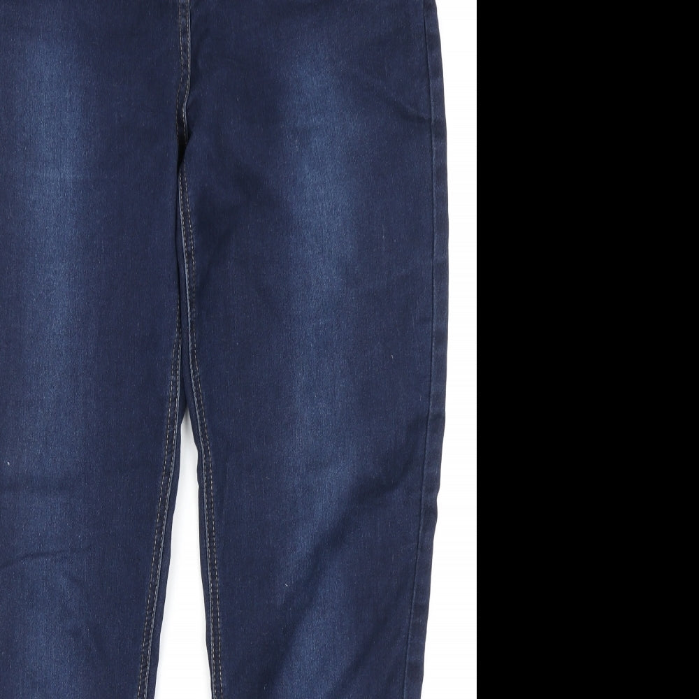TU Womens Blue  Denim Skinny Jeans Size 16 L27 in