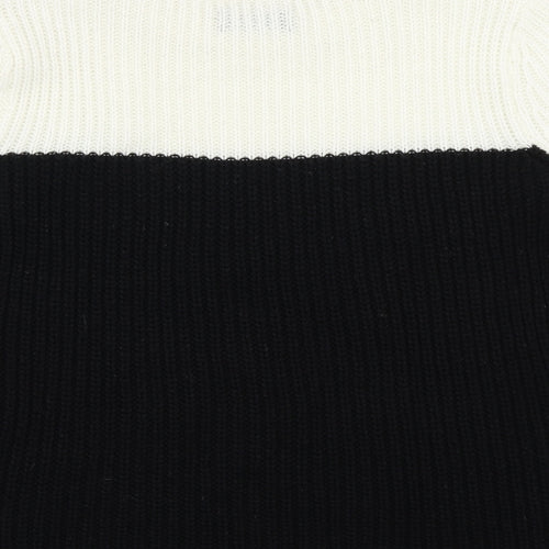 Papaya Womens White  Knit Pullover Jumper Size S
