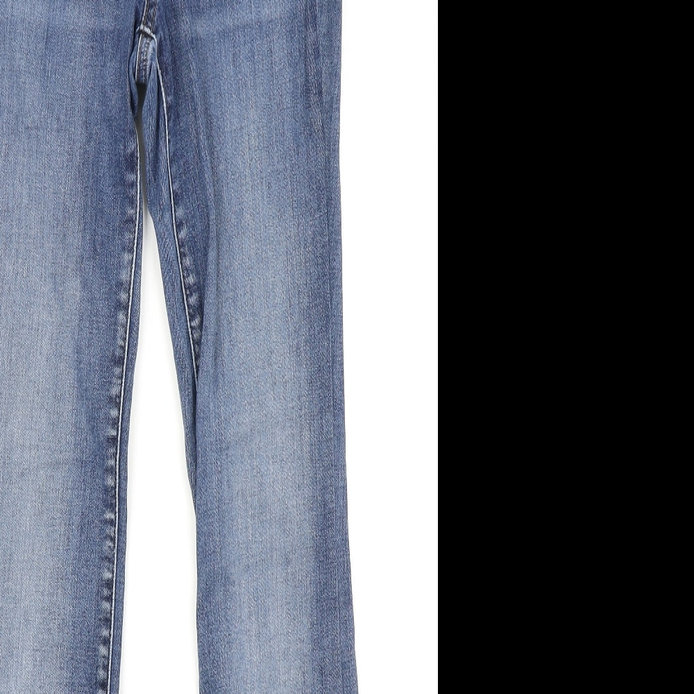 Gap Womens Blue  Denim Flared Jeans Size 28 in L28 in