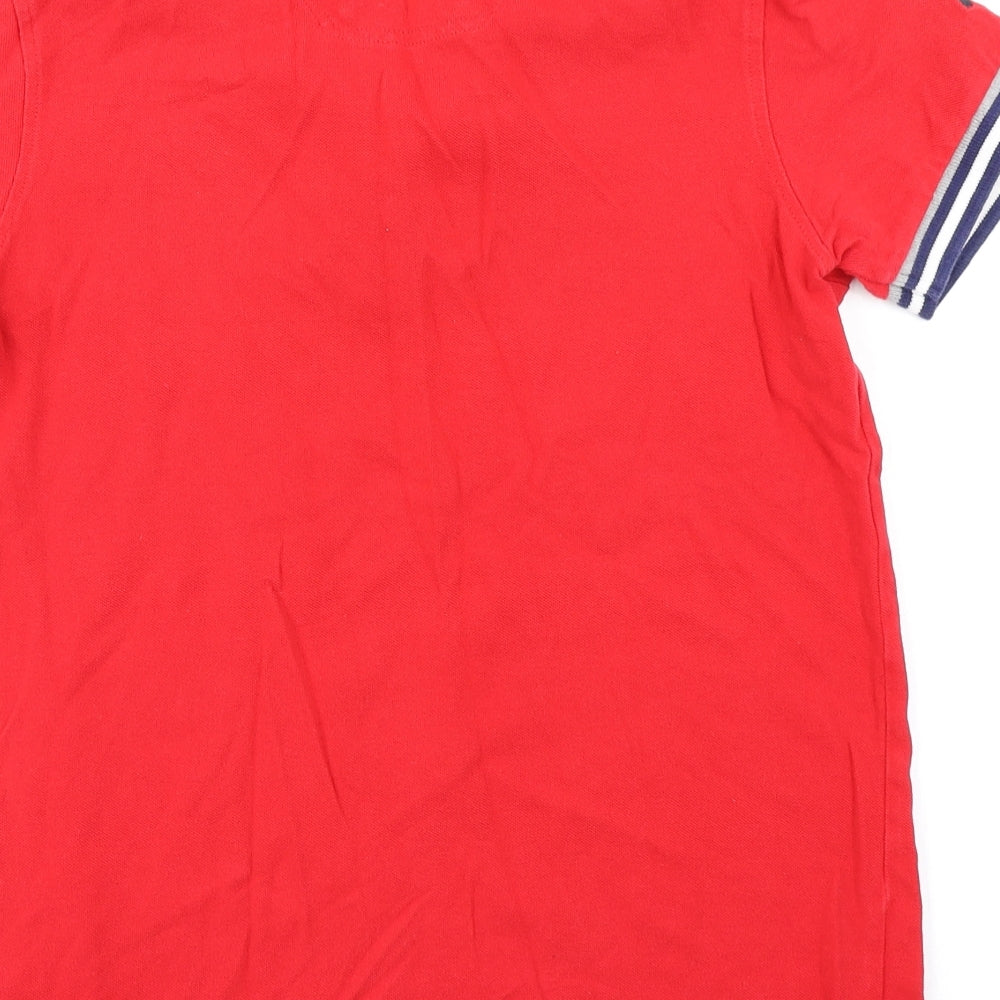 Hush Puppies Mens Red    Polo Size S