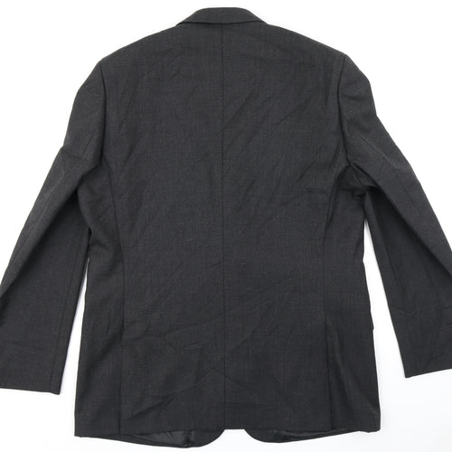 Slaters Mens Black   Jacket Blazer Size 34
