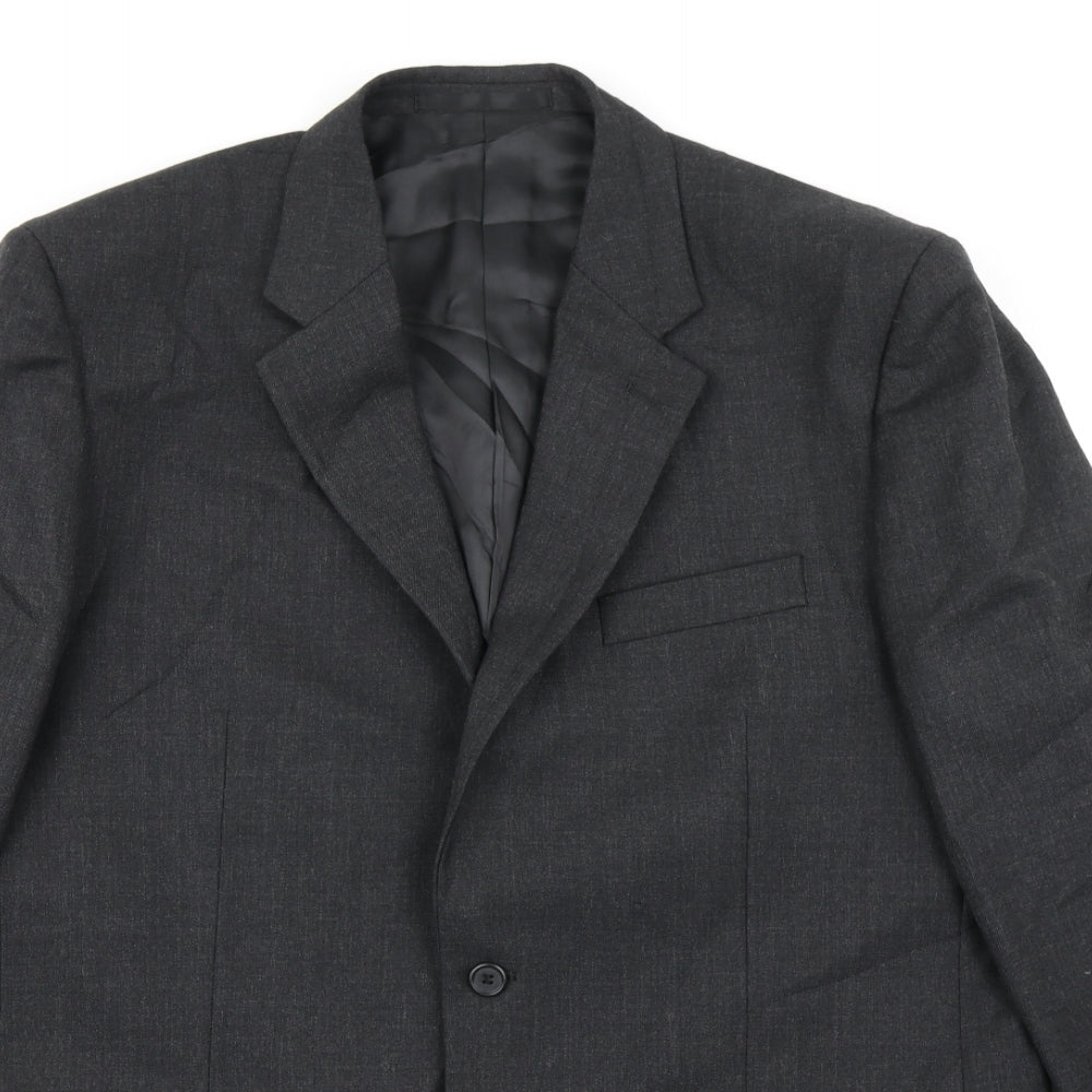 Slaters Mens Black   Jacket Blazer Size 34
