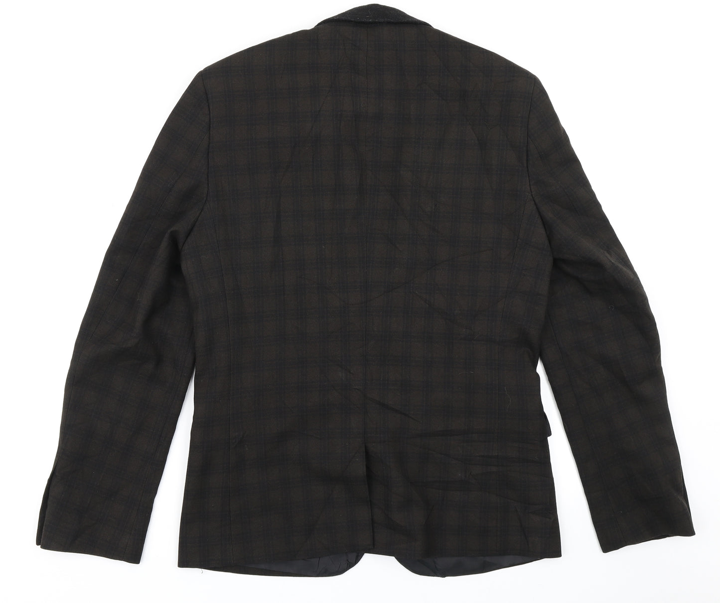 ASOS Mens Green Plaid  Jacket Blazer Size 38