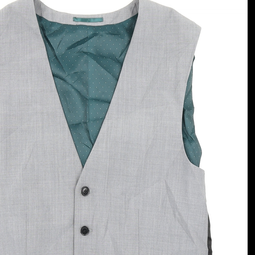NEXT Mens Grey   Jacket Suit Waistcoat Size 42
